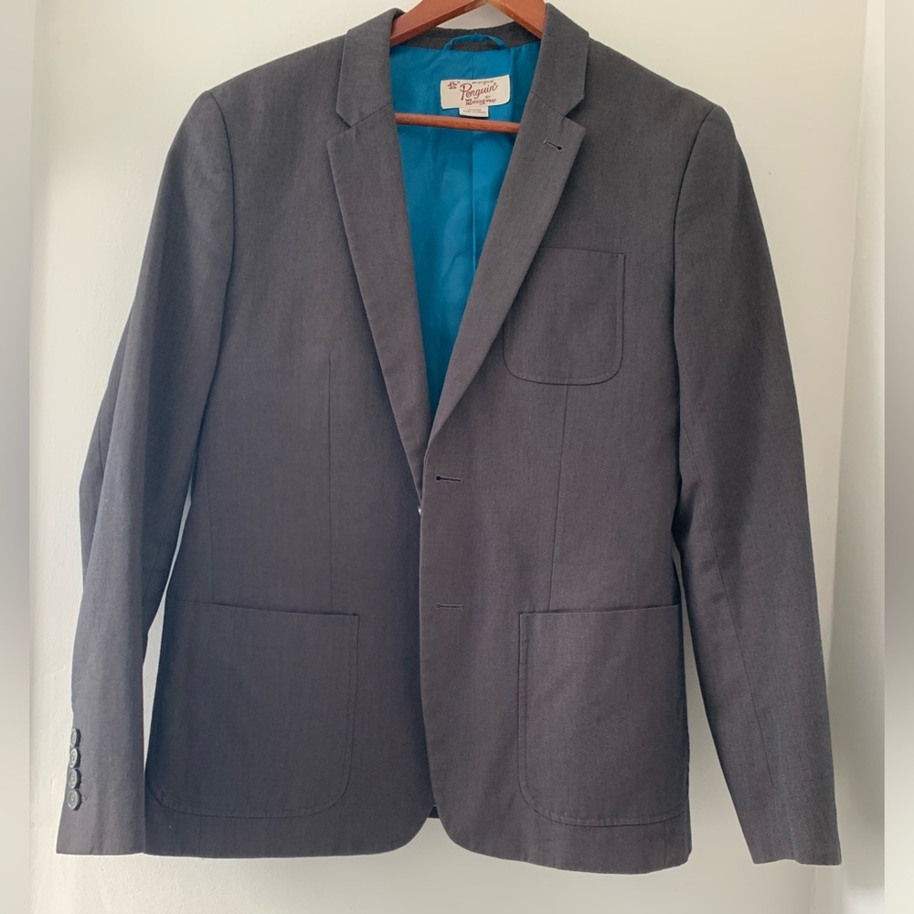 🎄🔥An Original Penguin by Munsing Wear Suit Sport Jacket Blazer Blue Lined